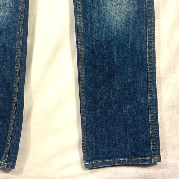 Calvin Klein Jeans Women's Size 8 Lean Bootcut Dark Wash Flap Pocket EUC - Picture 8 of 15